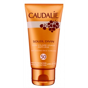 Caudalie Soleil Divin Солнцезащитный крем для лица "Богиня солнца" SPF 50 (Кодали)