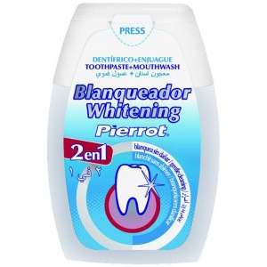 Pierrot Отбеливающая зубная паста 2 в 1 (зубная паста + ополаскиватель) Ref.73