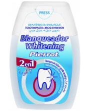 Pierrot Отбеливающая зубная паста 2 в 1 (зубная паста + ополаскиватель) Ref.73