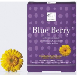 NEW NORDIC Blue Berry Витамины для улучшения зрения с черникой №60