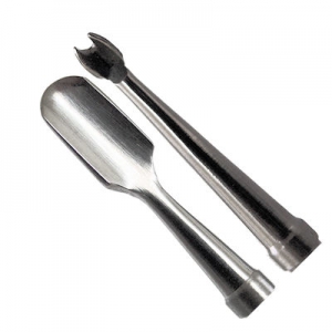 Mertz Solingen Нож для кутикулы + лопатка для маникюра 130RF