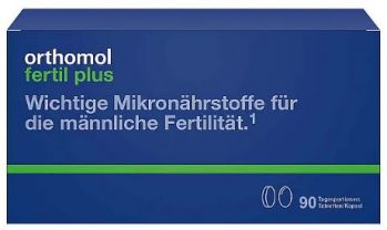 Orthomol Fertil Plus Ортомол Фертил Плюс для зачатия и улучшения фертильности, 90 дней