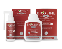 Bioxsine Forte Набор Растительный спрей и Шампунь против интенсивного выпадения волос для мужчин